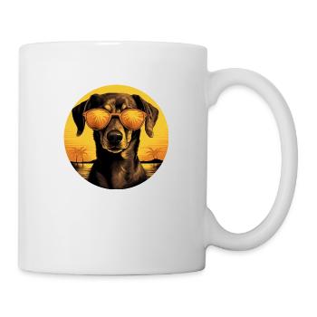 Teckel - Mug blanc - blanc - Droite