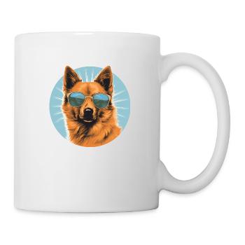 Finnischer Spitz 2 - Tasse - Weiß - Rechts