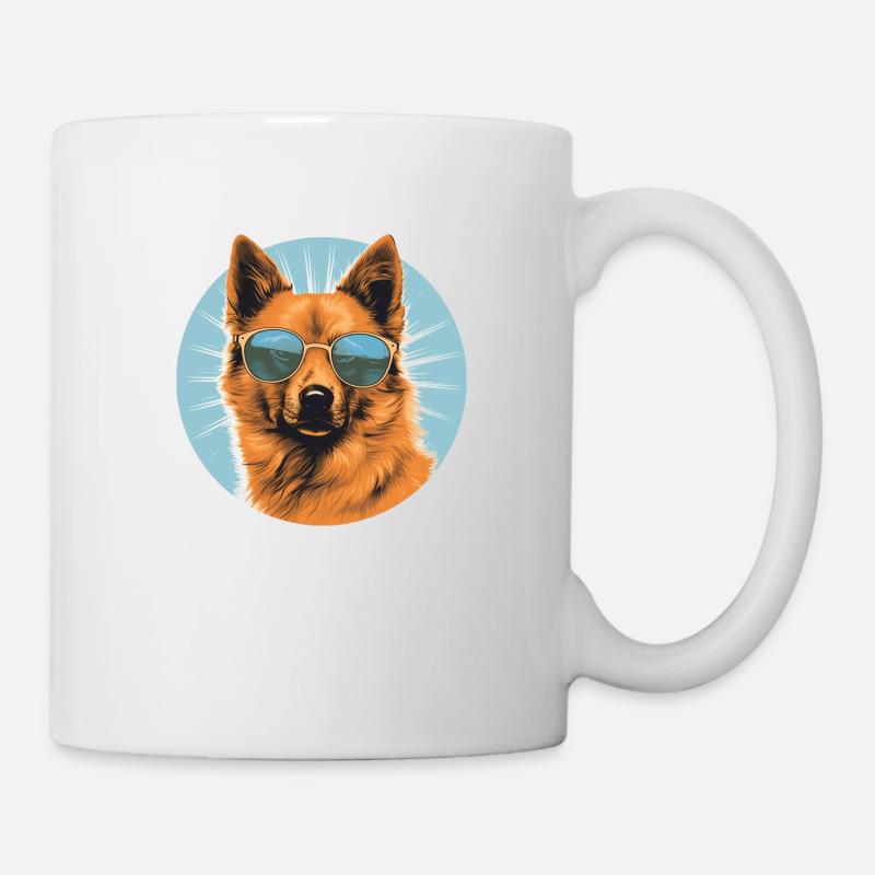 Spitz finlandais 2 - Mug blanc - blanc