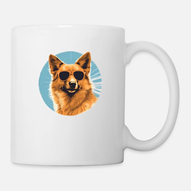 Spitz finlandese - Tazza - bianco