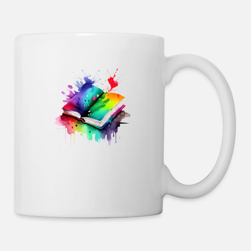 Buch Lesen Bücher Leser Geschenk Buchliebhaber - Tasse - Weiß