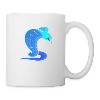 Cobra Logo - Mug blanc - blanc - Droite