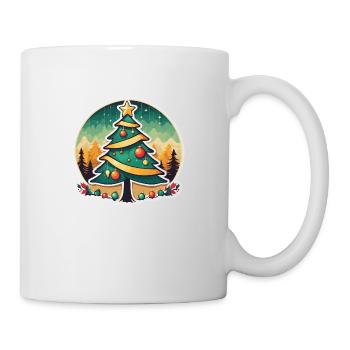 Christmas Tree Drawing Christmas - Mug - white - Right