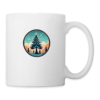 Christmas Tree Drawing Christmas - Mug - white - Right