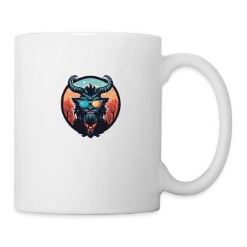 Dessin de Noël Krampus - Mug blanc - blanc - Droite