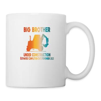Big Brother Under Construction Bro Announcement - Mug blanc - blanc - Droite