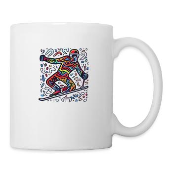 Ski Winter - Tasse - Weiß - Rechts