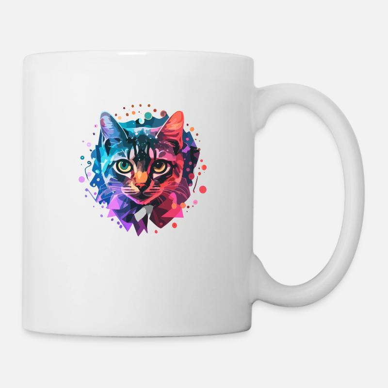 cat - Tasse - Weiß