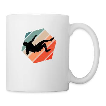 Bouldering Climber Men Bouldering Bouldering - Mug - white - Right