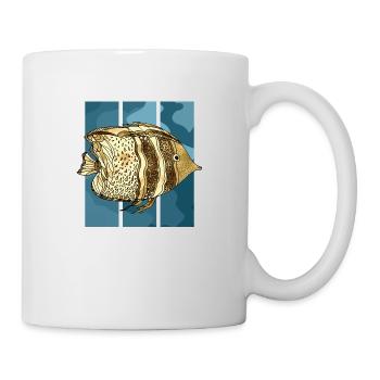 Poisson - Mug blanc - blanc - Droite