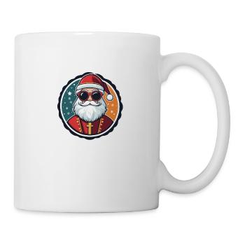 Santa Claus Christmas Drawing - Mug - white - Right