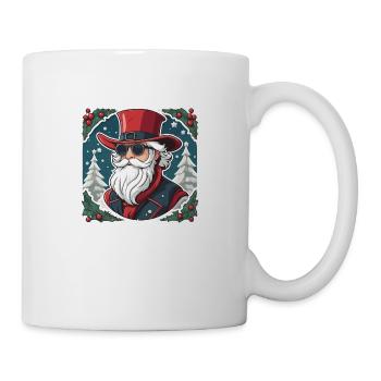 Santa Claus Christmas Drawing - Mug - white - Right