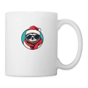 Sloth Christmas Drawing - Mug - white - Right