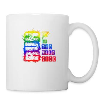 Run Run Exercise Race Strong Man Woman Sprint - Mug - white - Right