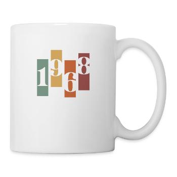 1968 vintage rétro - Mug blanc - blanc - Droite