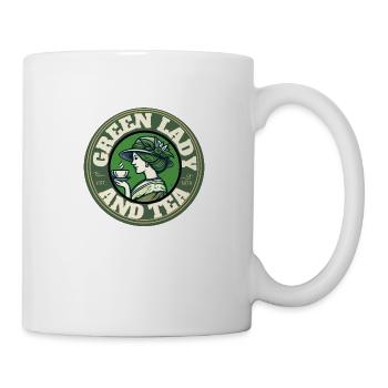 Green Lady and Tea - Mug - white - Right