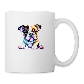English Bulldog Dog Mastiff Dog Owner Dogs - Mug - white - Right