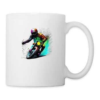 Motorcycle Motorcross Motorcyclist Motorbike Fan - Mug - white - Right