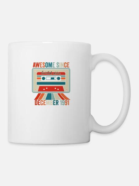 Décembre 1991 - Génial Depuis Décembre 1991 - Mug blanc - blanc