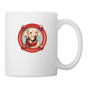 Labrador Retriever Hund Weihnachten, Liebe Hunde - Tasse - Weiß - Rechts