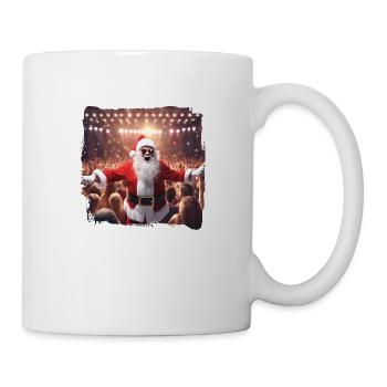 Père Noël de fête - Père Noël sur la piste de danse - Mug blanc - blanc - Droite