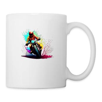 Motorcycle Motorcycle Fan Motorcyclist Motorcross - Mug - white - Right