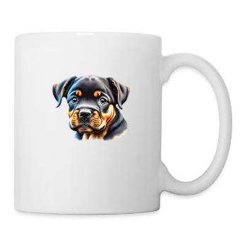 Rottweiler Dog Rottweiler Puppy Dogs Dog Puppy - Mug - white - Right