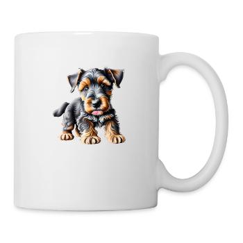 Yorkshire Terrier Chien Propriétaire Chien Chiot - Mug blanc - blanc - Droite