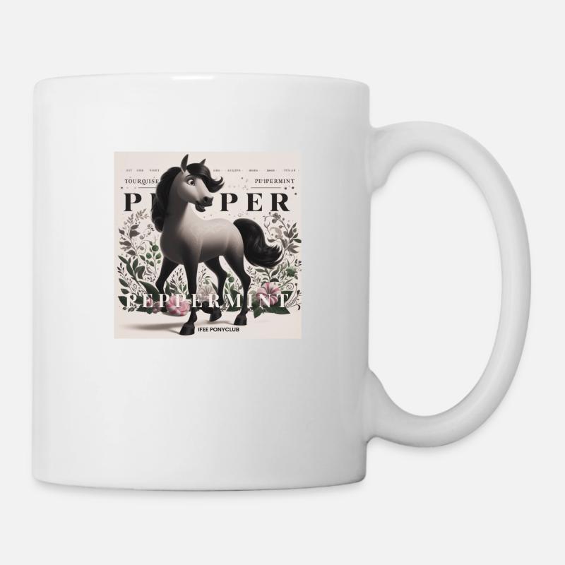Peppermint Power - Tasse - Weiß