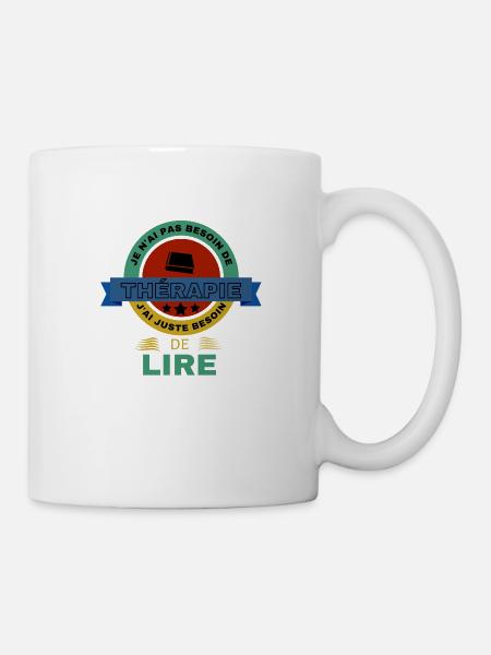 LIRE livre - Mug blanc - blanc