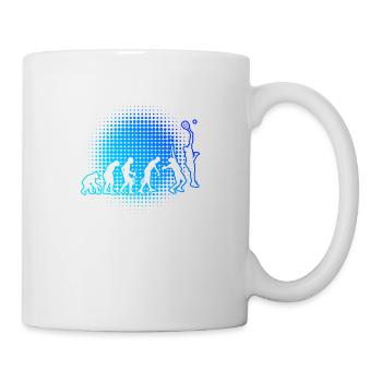 Paddle Schlägersport Paddle Court Damen Herren - Tasse - Weiß - Rechts