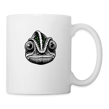 Caméléon - Mug blanc - blanc - Droite