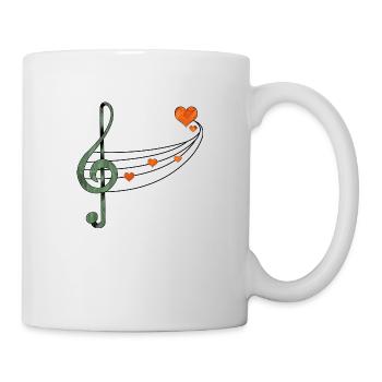 Musik - Tasse - Weiß - Rechts