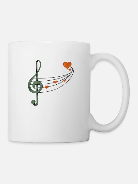 Musik - Tasse - Weiß
