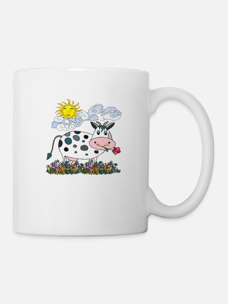 Vache - Mug blanc - blanc