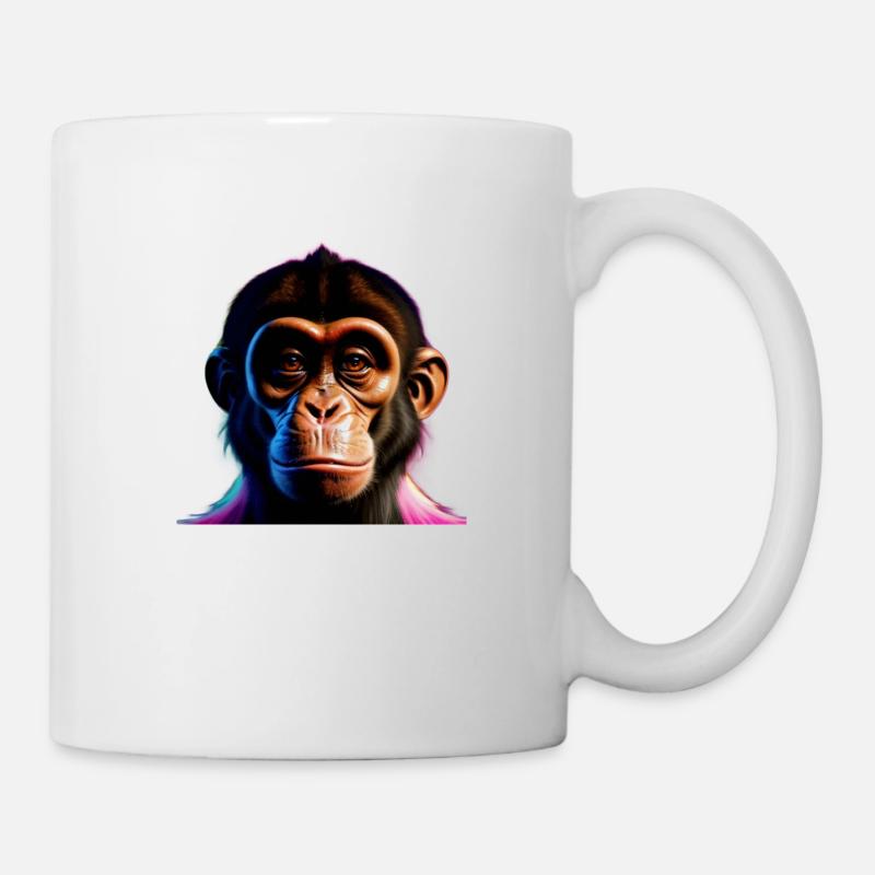 Naughty monkey - Mug - white