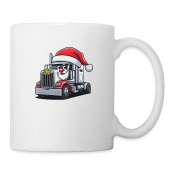 Camion américain - Mug blanc - blanc - Droite