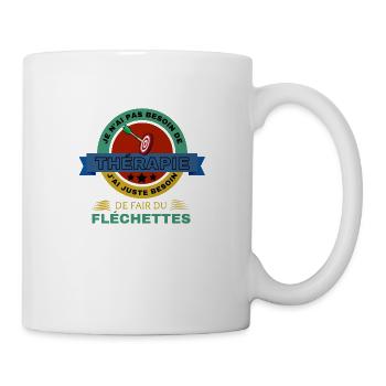 FLÉCHETTES - Mug blanc - blanc - Droite