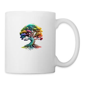 Arbre de vie méditation celtique arbre de vie - Mug blanc - blanc - Droite