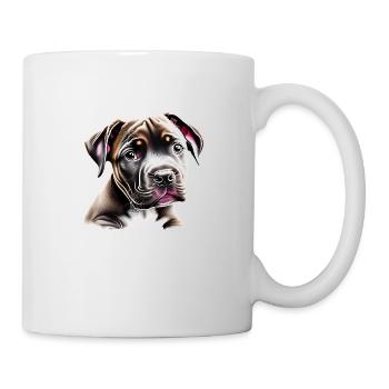 Staffordshire Bull Terrier Chiens Chiens Propriétaires de chiens - Mug blanc - blanc - Droite