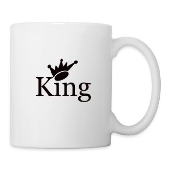 Roi Roi Papa Couronne - Mug blanc - blanc - Droite