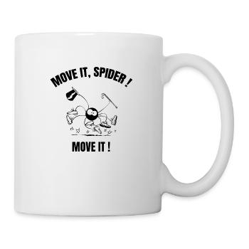 Beth the Spider - Tap Dancing (with text) - Mug - white - Right
