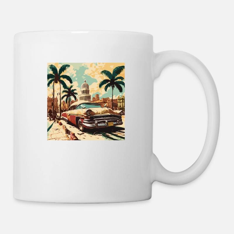 Oldtimer Glanz - Mug - white