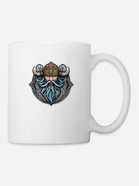 Wikinger Odin Thor Walhalla - Tasse - Weiß