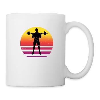 Strength Training Women Endurance Training Men - Mug - white - Right