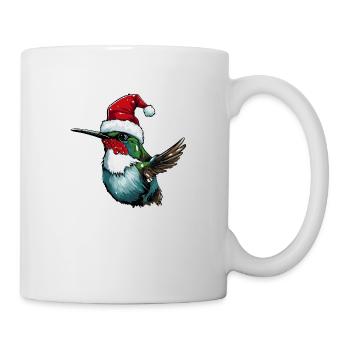 Kolibri Vogel Weihnachten Tier - Tasse - Weiß - Rechts