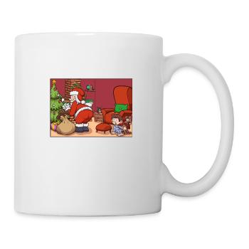 Der Weihnachtsmann wird an Heiligabend erwischt - Tasse - Weiß - Rechts