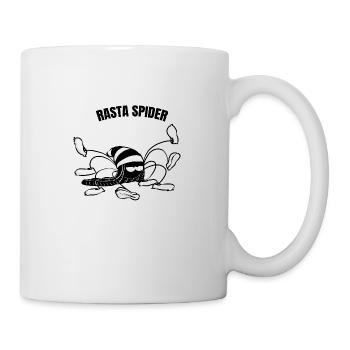 Beth die Spinne - Rasta-Spinne (Textversion) - Tasse - Weiß - Rechts