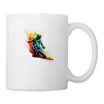 Motorcyclist Motorcross Motorcycle Motorcycle Fan - Mug - white - Right