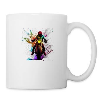 Moto Moto Moto Fan de Moto Motorcross - Mug blanc - blanc - Droite